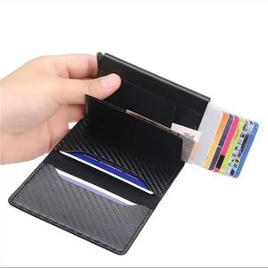 Magnetic Automatic Clip Fashionable And Simple Wallet Multifunctional